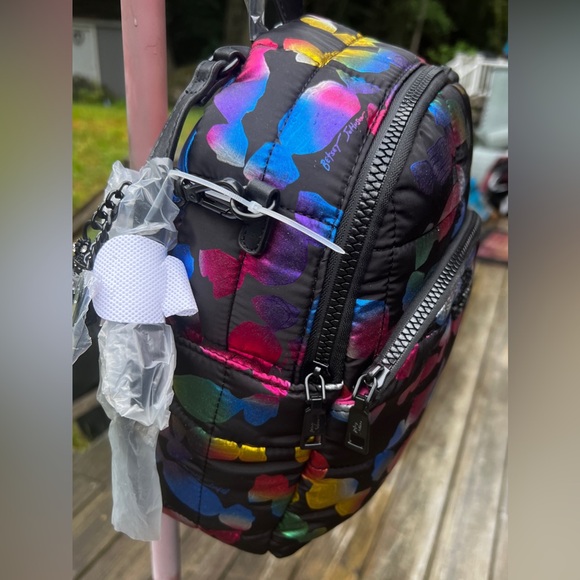 Betsey Johnson Puffey posey backpack - Picture 14 of 15
